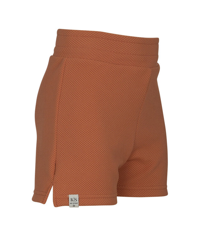 KIEstone Zomer short meisjes - hazelnoot bruin - Amalia