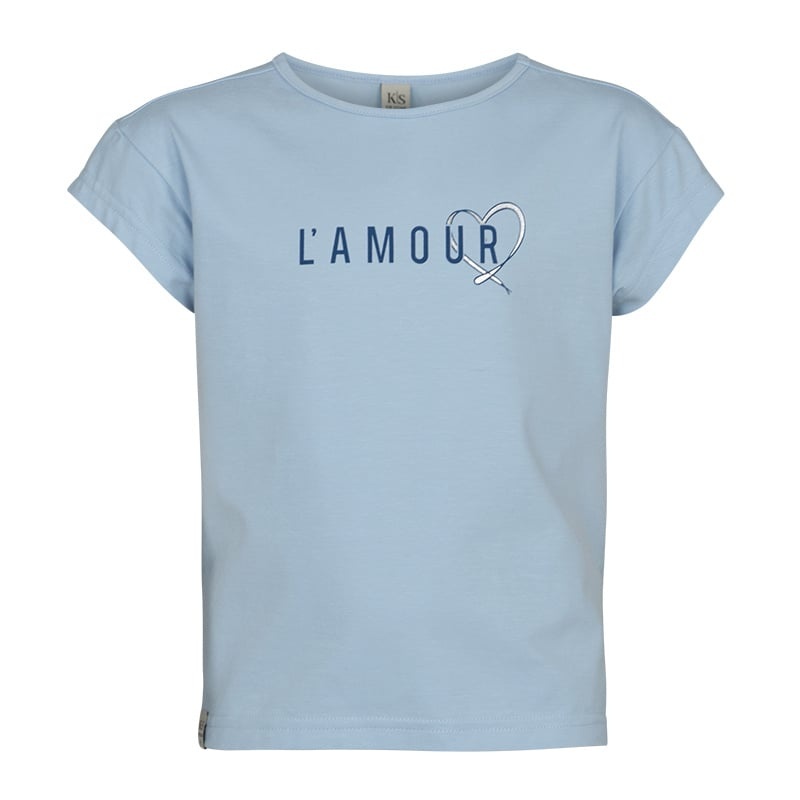 KIEstone Zomer top meisjes - licht blauw - Didi afbeelding