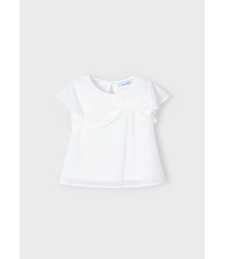Mayoral Zomer blouse                        meisjes - natural wit