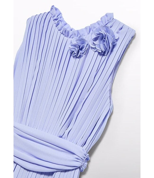 Abel & Lula Zomer jumpsuit geplooid meisjes - lilac paars