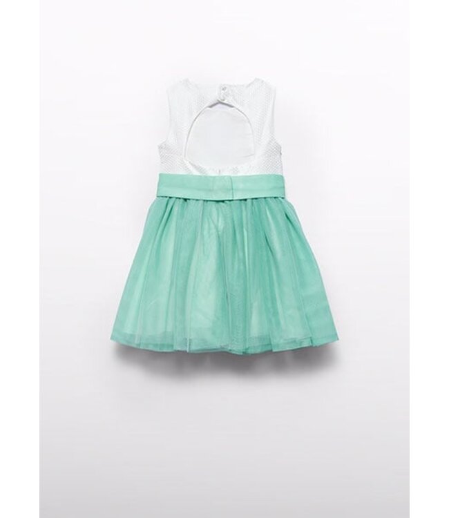 Abel & Lula Zomer jurk meisjes - aloe groen