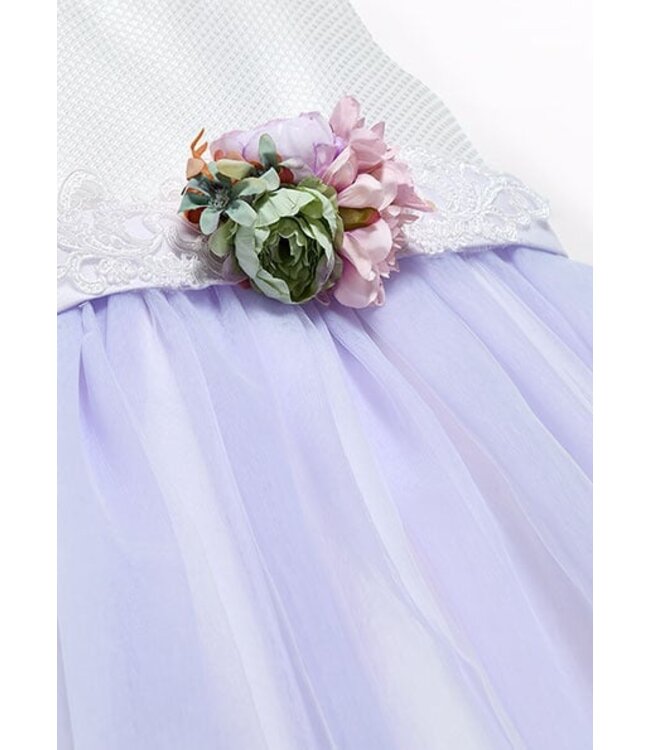 Abel & Lula Zomer jurk meisjes - lilac paars