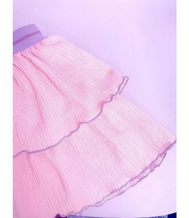 B.Nosy Zomer rok meisjes Roze - 2-laags - Rany