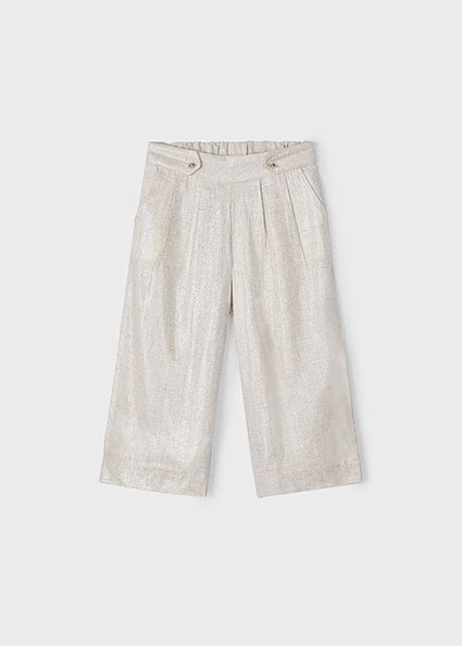Mayoral Zomer broek linnen meisjes - beige afbeelding