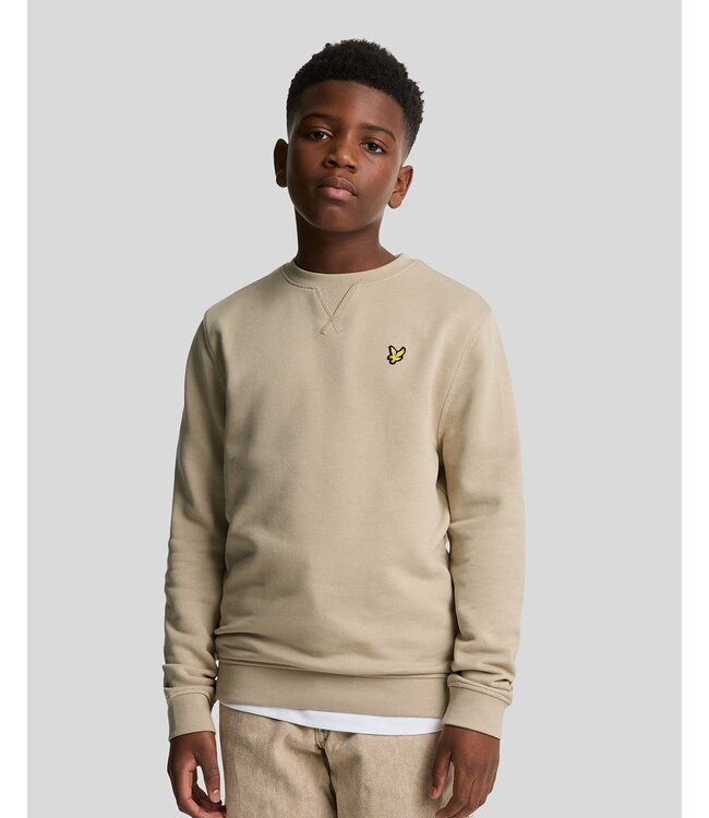 Lyle & Scott winter sweater jongens - Stone beige