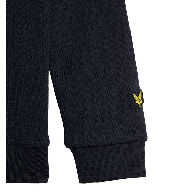 Lyle & Scott winter sweater jongens - Navy blauw - Script
