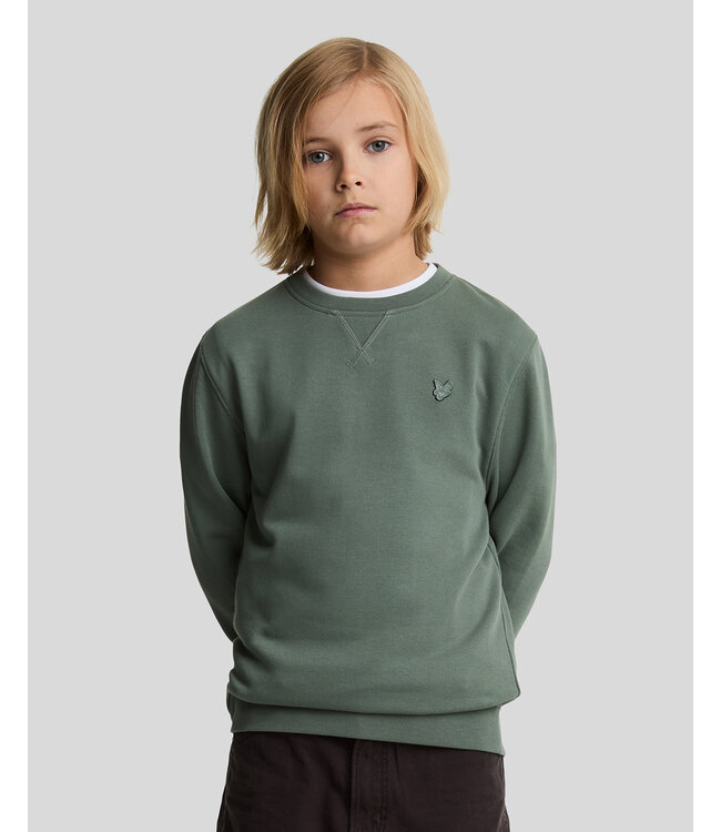 Lyle & Scott winter sweater jongens - Mercurial groen - Tonal