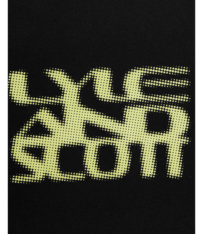 Lyle & Scott zomer t-shirt jongens - Jet zwart - Formation Blur Graphic