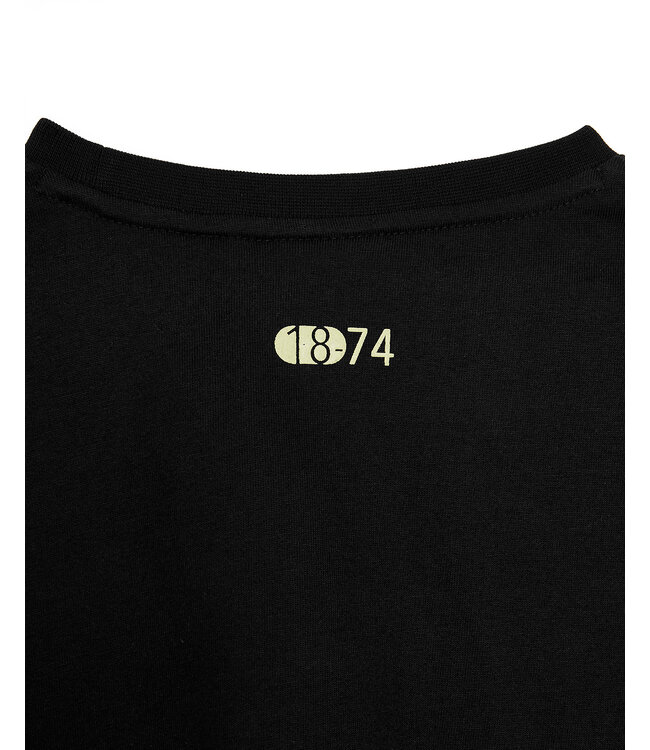 Lyle & Scott zomer t-shirt jongens - Jet zwart - Formation Blur Graphic