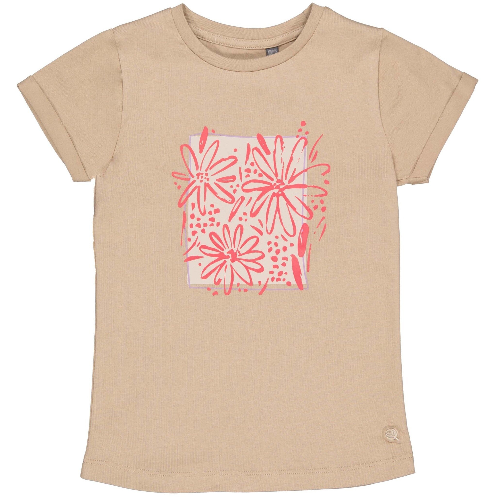 Quapi Zomer shirt meisjes - zand - Fieke afbeelding