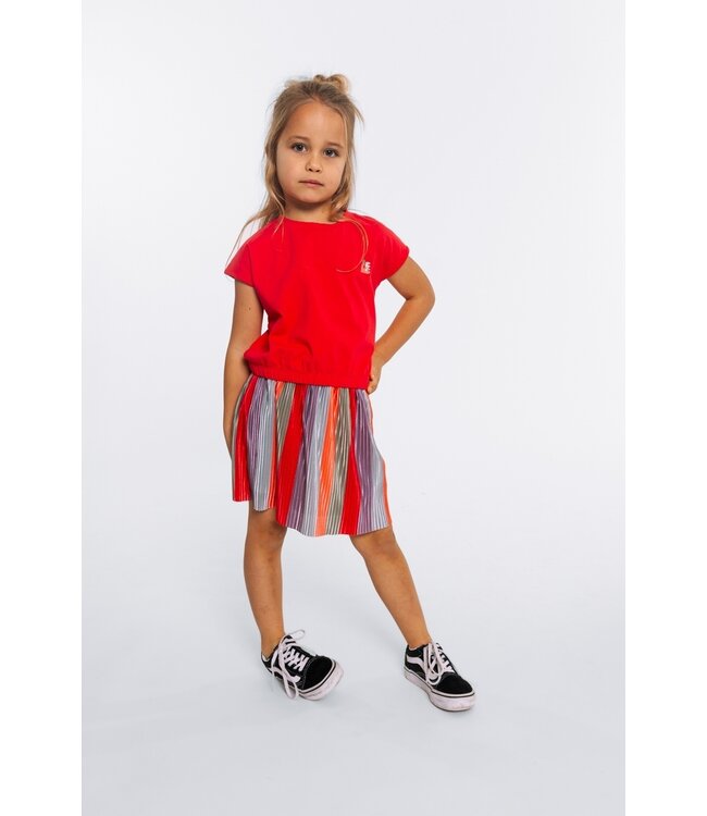 Quapi Zomer rok meisjes - multi - AOP gestreept -  Frey