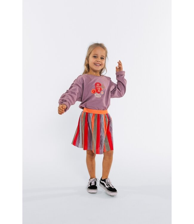 Quapi Zomer rok meisjes - multi - AOP gestreept -  Frey