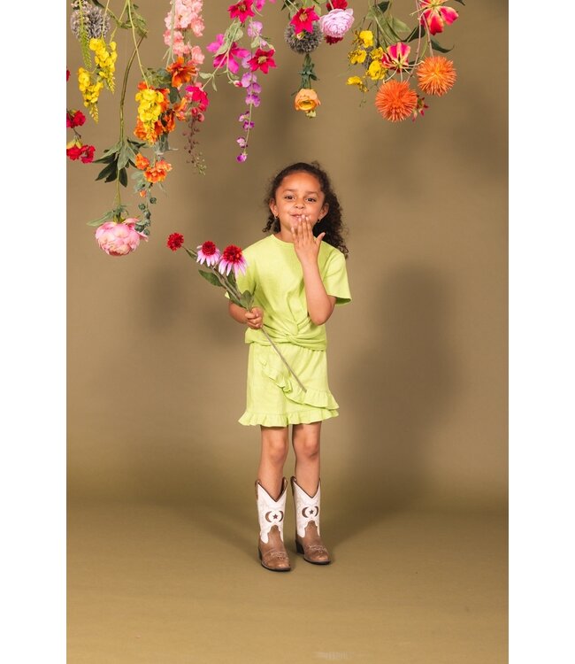 Quapi Zomer rok meisjes - groen -  Flow