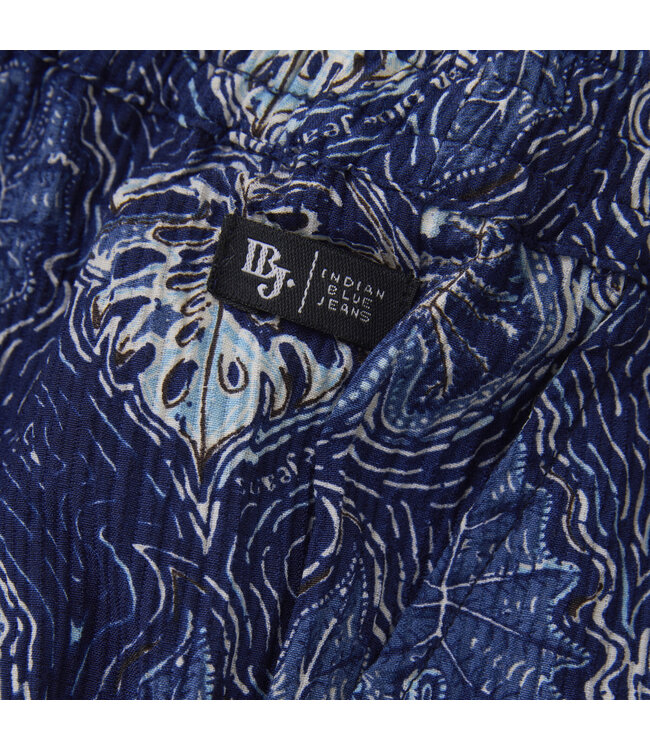 Indian Blue Jeans Zomer broek meisjes - navy blauw - print - wide fit