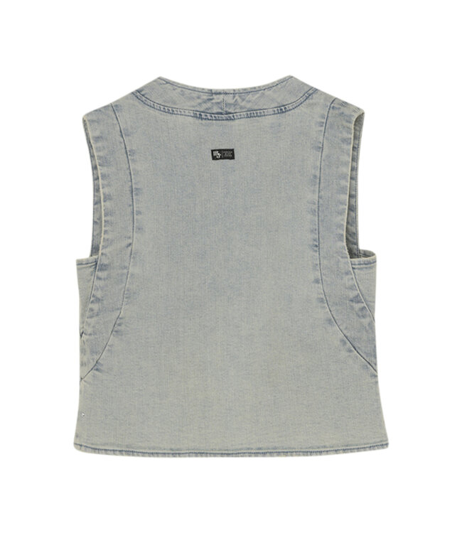Indian Blue Jeans Zomer vest meisjes - licht blauw - fancy