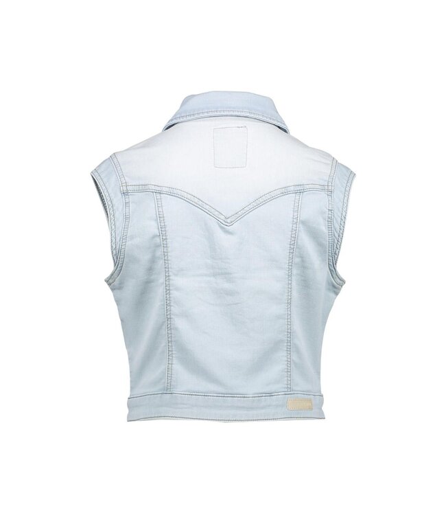 Geisha zomer gilet meisjes - jogg jeans - bleached denim