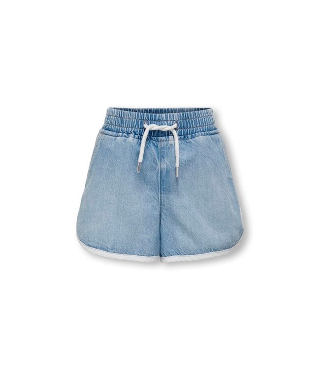 Kids ONLY zomer jeans short meisjes - licht blauw denim - Kogpierce