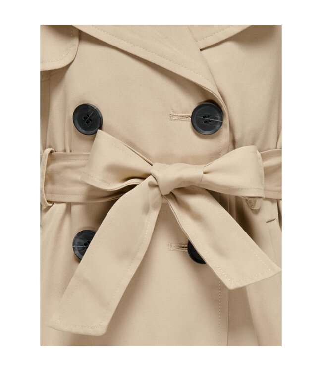 Kids ONLY zomer trenchcoat jas meisjes - taupe - Kogchloe