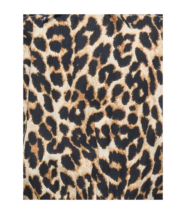 Kids ONLY zomer top meisjes - off shoulder, AOP - zwart - Kogglow