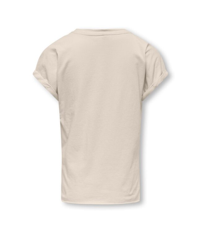 Kids ONLY zomer top S/S meisjes - beige - Koglucy