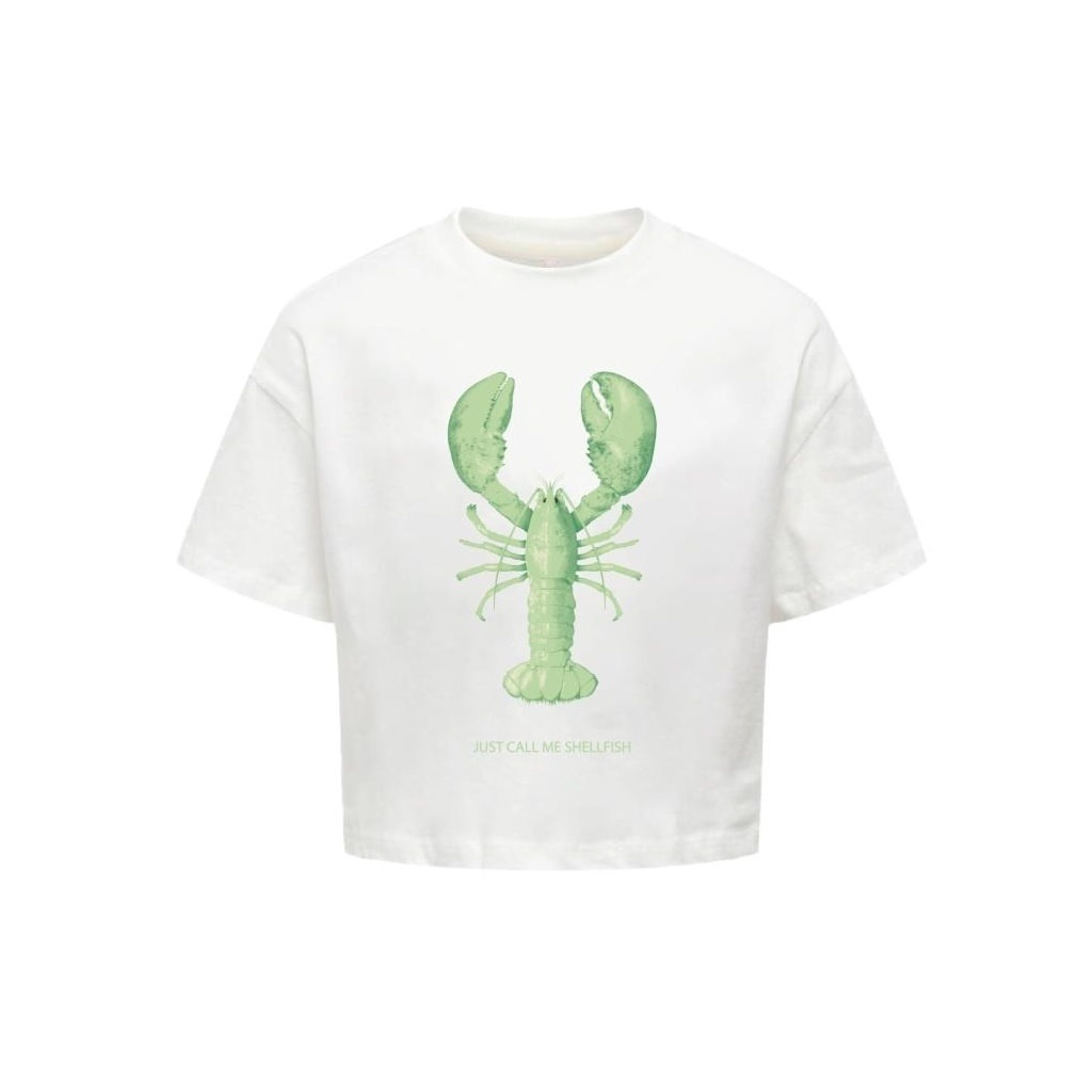 Kids ONLY zomer top S/S meisjes - print - wit - Kogkelly afbeelding