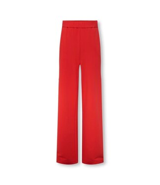 Kids ONLY zomer broek meisjes - wide fit - rood - Kogpoptrash