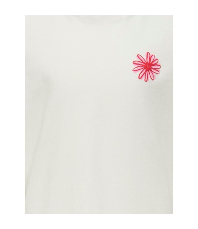 Kids ONLY zomer t-shirt S/S meisjes - off wit - Kogsenna