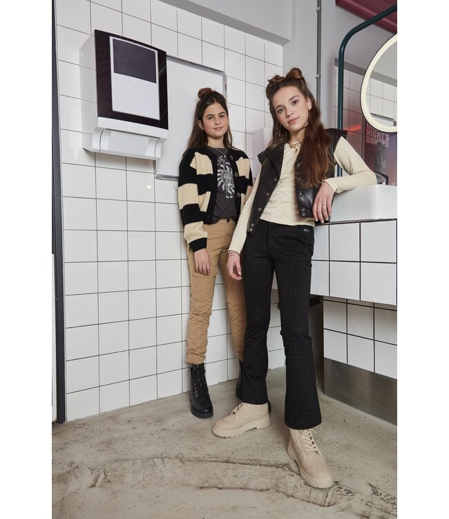 Indian Blue Jeans Meisjes cargo broek - Warm zand