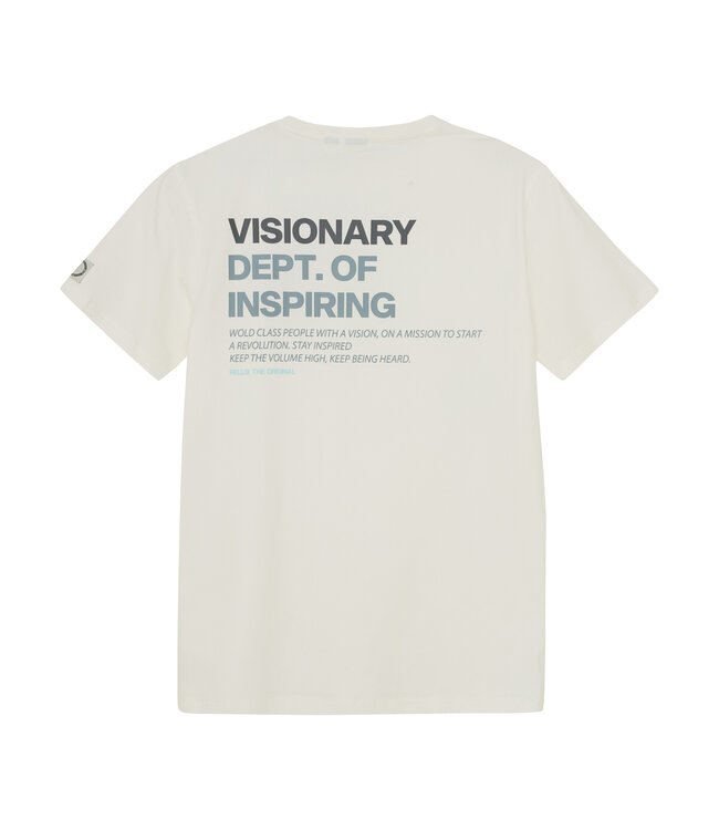 Rellix Zomer T-shirt S/S jongens - wit - print