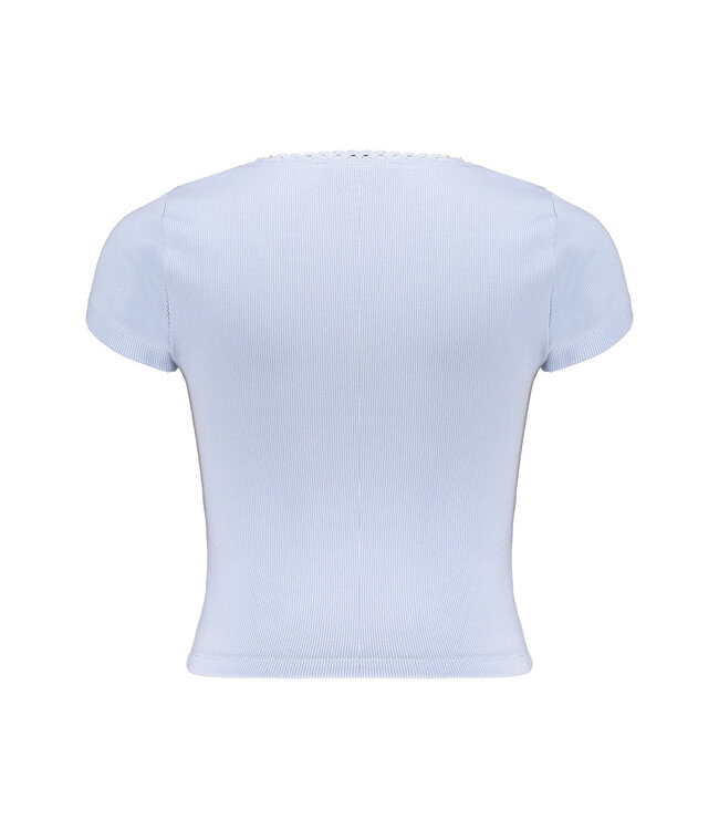 Frankie & Liberty Zomer t-shirt meisjes - blauw - Rixt