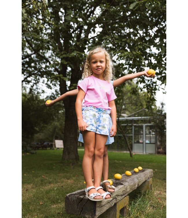 Quapi Zomer shirt meisjes - lilac paars -  Femma