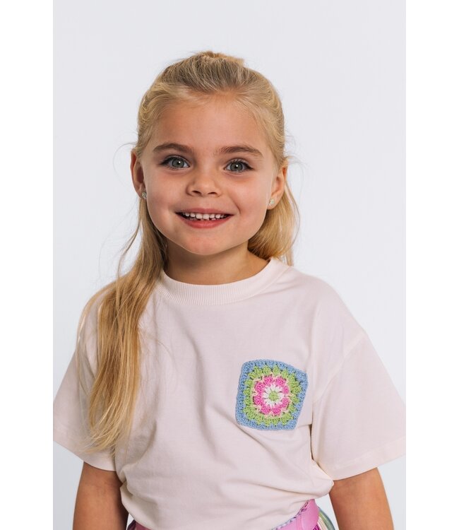 Quapi Zomer shirt meisjes - wit -  Fenn