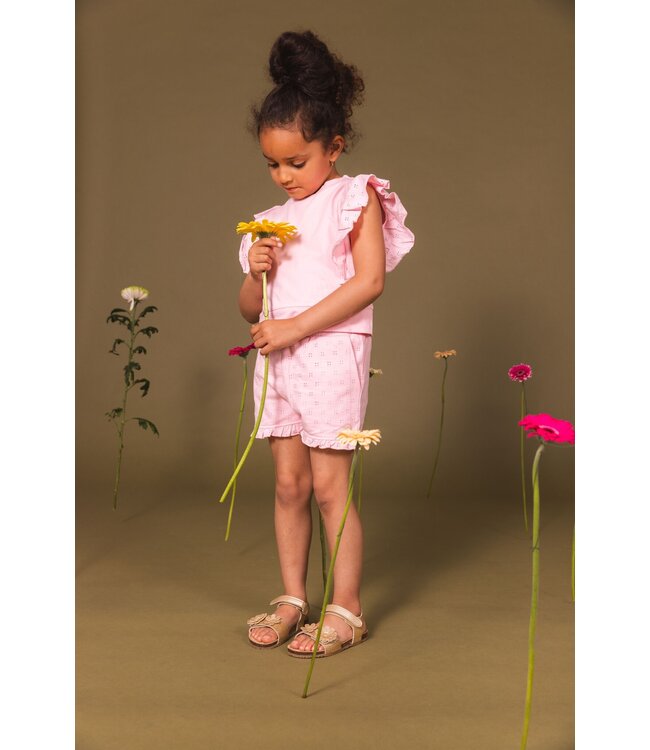 Quapi Zomer broek meisjes - roze -  Fylia
