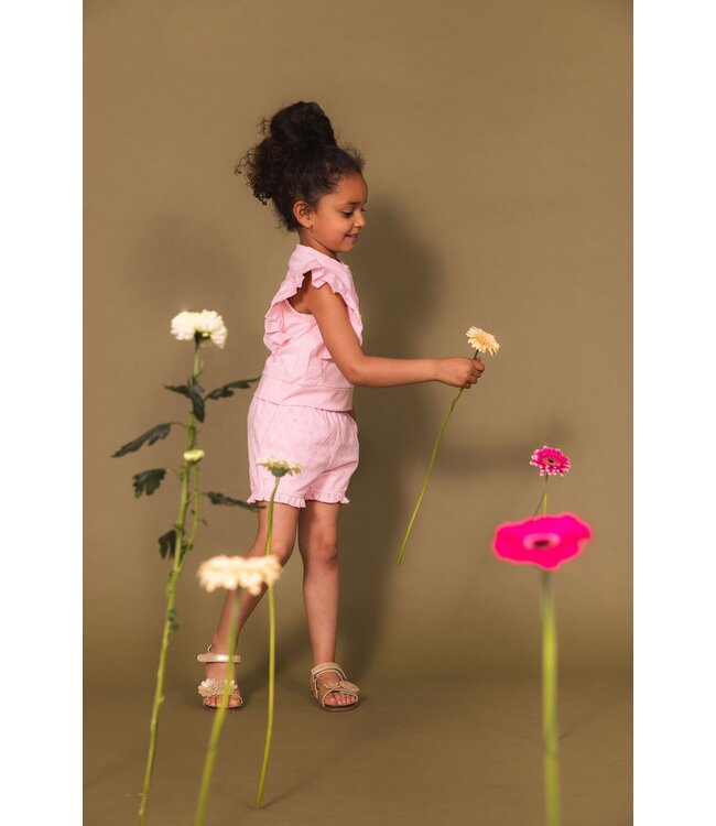 Quapi Zomer broek meisjes - roze -  Fylia