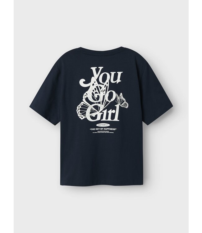 Name it zomer top meisjes - navy blauw - Nkfdabbo