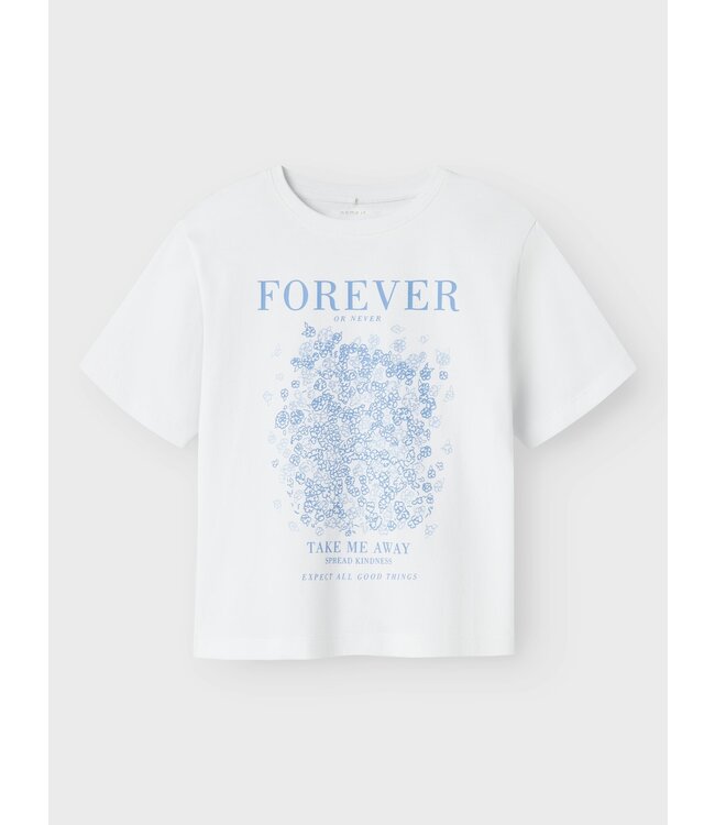 Name it zomer top meisjes - wit - Nkfdask