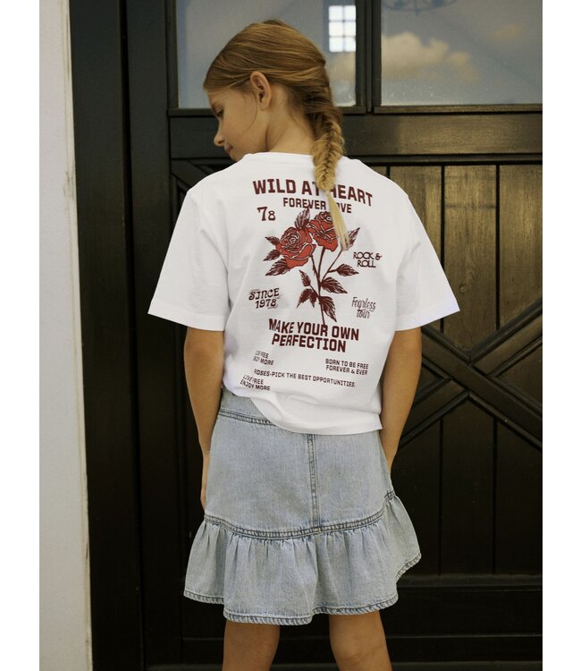 Name it zomer top S/S meisjes - wit - Nkfhominu