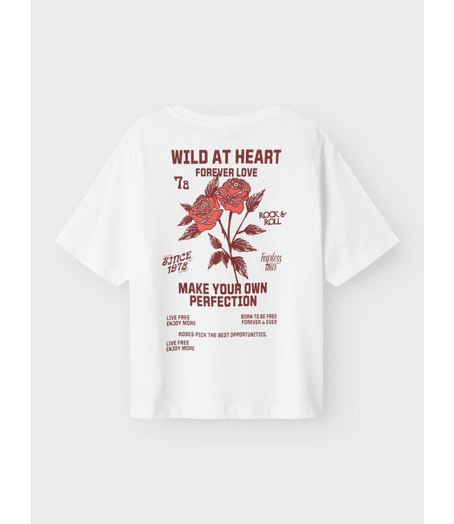 Name it zomer top S/S meisjes - wit - Nkfhominu