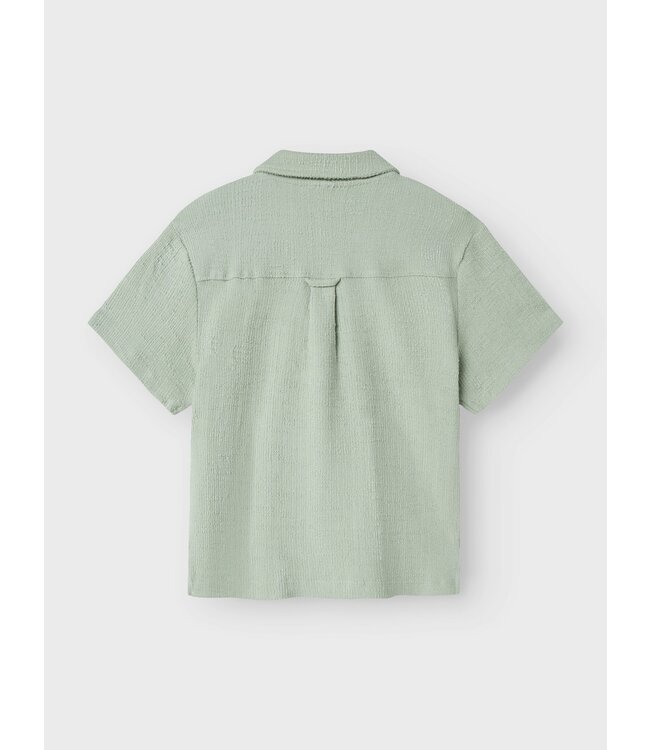 Name it zomer t-shirt S/S jongens - blauw grijs - Nkmhivaj