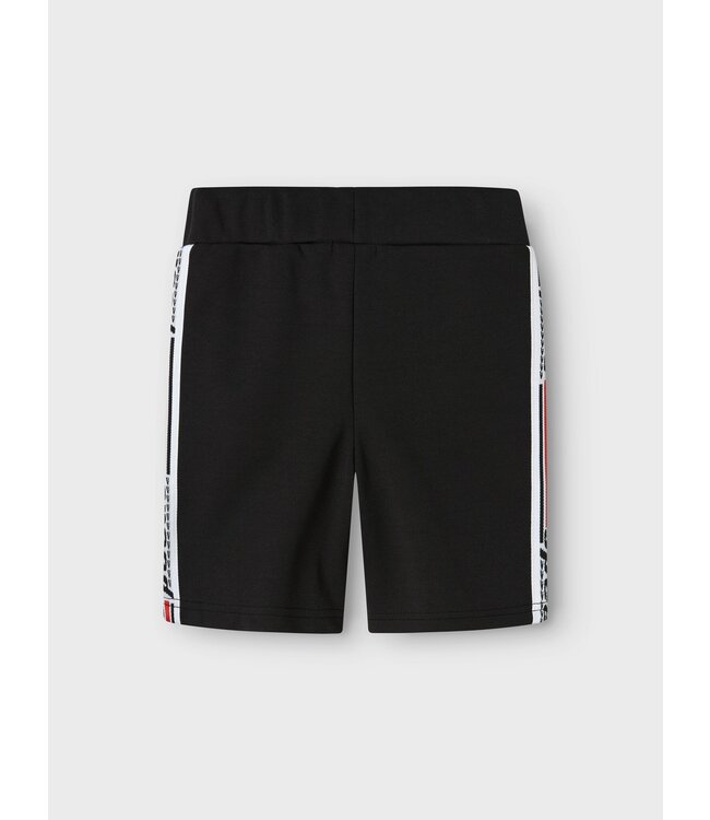 Name it zomer sweat short jongens - zwart - Nkmhakka