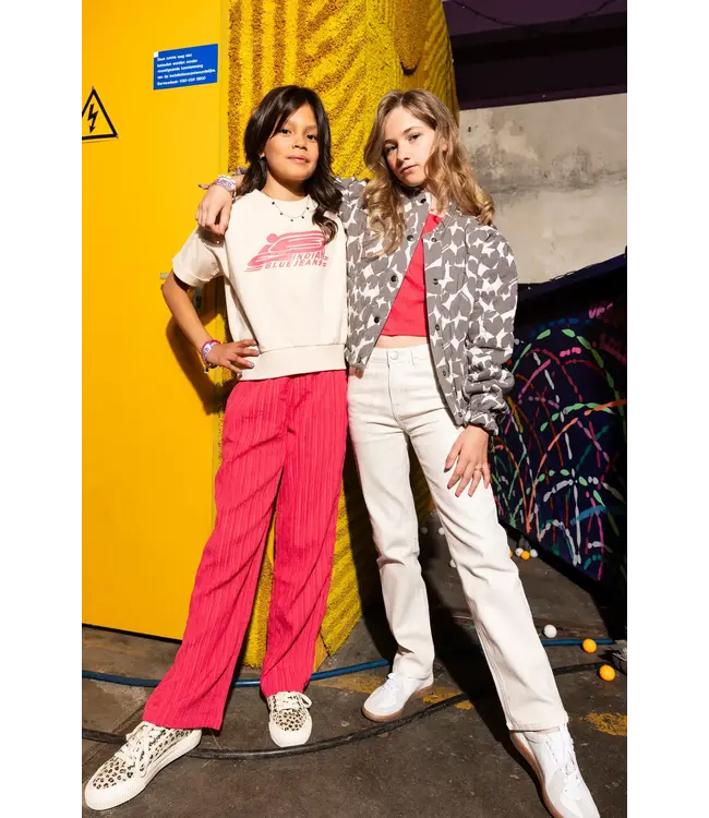 Indian Blue Jeans Zomer T-shirt S/S meisjes - zand - cropped