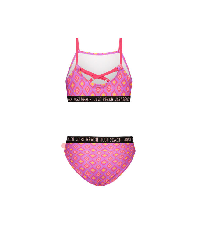 Just Beach zomer bikini meisjes - paars - crossback - Florida