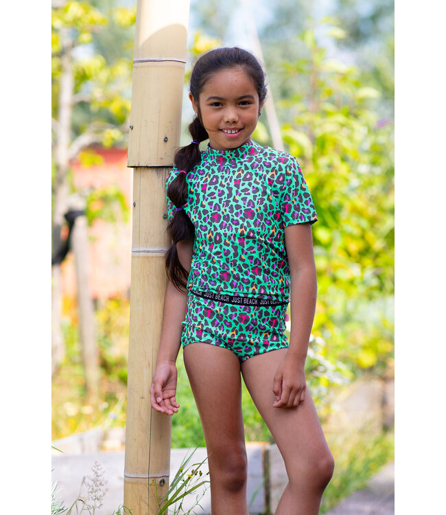 Just Beach zomer bikini meisjes - blauw panter - Tanzania