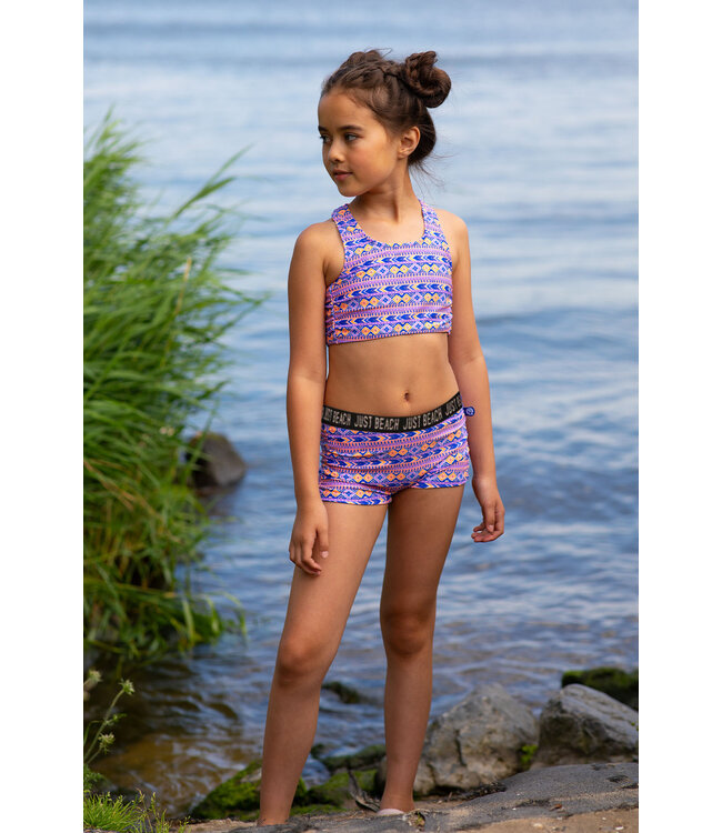Just Beach zomer bikini meisjes - paars - Sunkiss