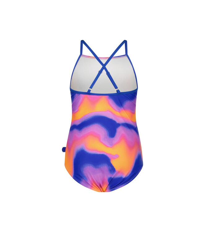 Just Beach zomer badpak meisjes - blauw - Sunset