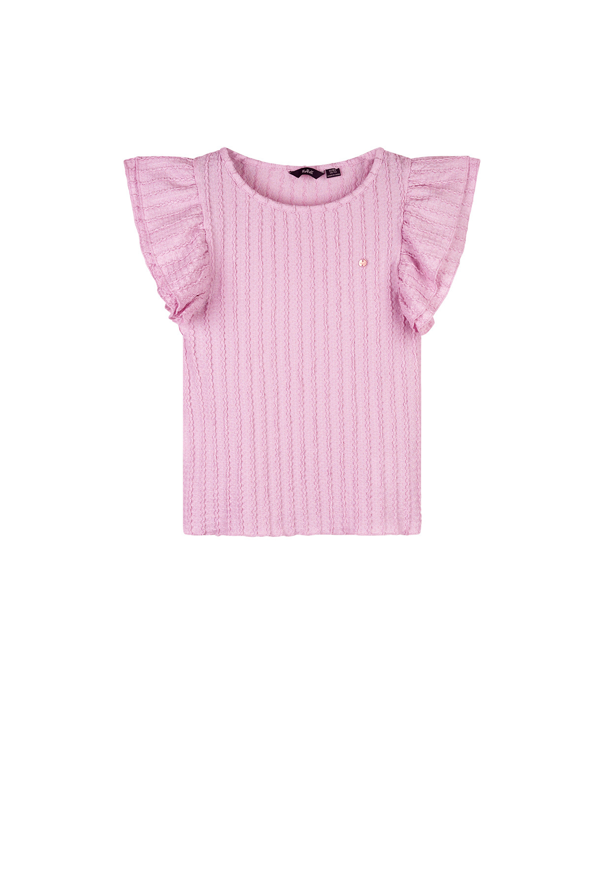 NoBell zomer top meisjes - jersey, ruffels - sweet 16 - Kiss afbeelding