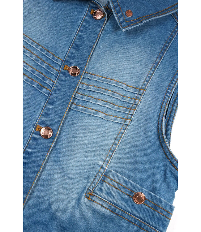 NoBell zomer gilet meisjes - denim blauw - Better