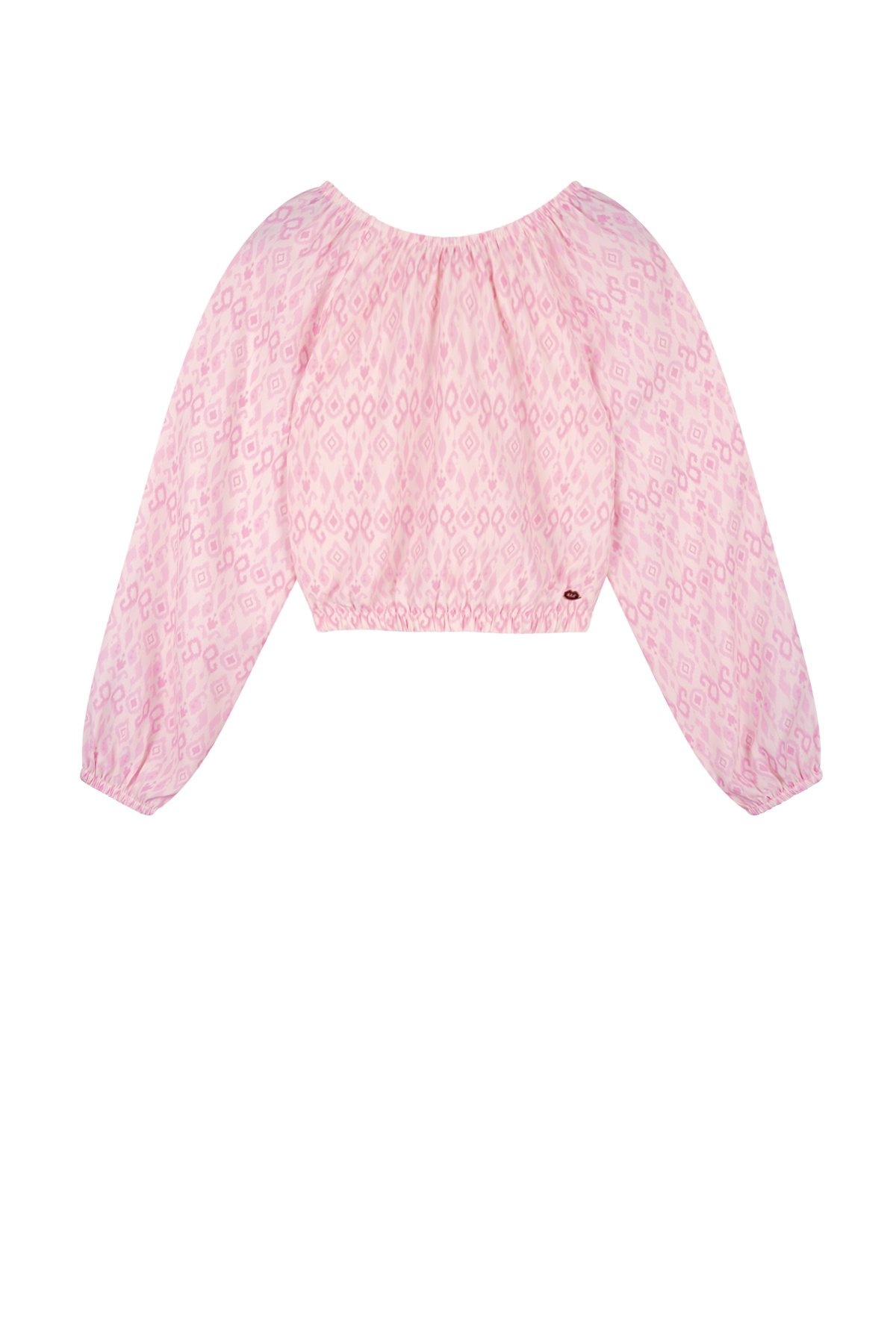 NoBell zomer blouse meisjes - AOP Ikat - sweet 16 - Timra afbeelding