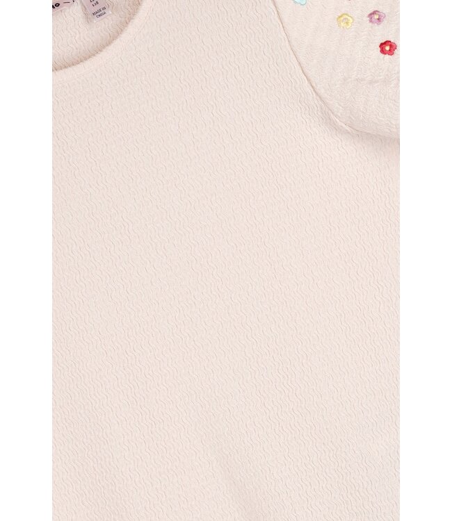 NoNo zomer top meisjes - ivoor wit - borduursel - Kaby