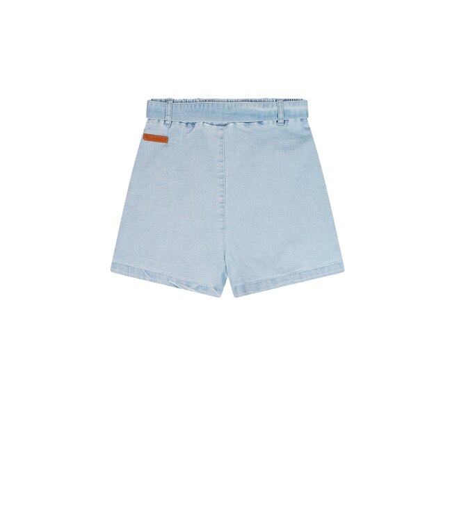 NoNo zomer skort meisjes - denim blauw - plooien - Sella